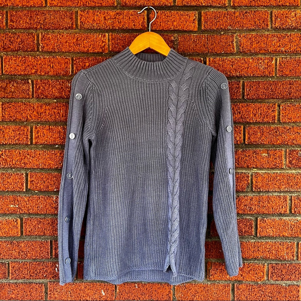 NWT Cozy blue Sojo sweater small petite